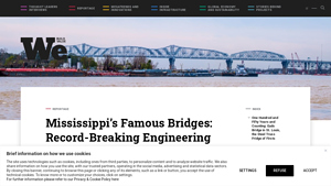 Mississippi's Famous Bridges: Engineering Marvels that United the ... - suspension bridges in usa