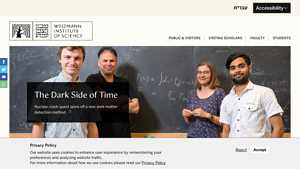 Weizmann Institute of Science - particle accelerator locations in usa