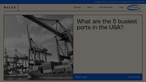 What are the 5 busiest ports in the USA? - Welke - busiest port in usa