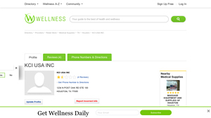 KCI USA INC Medical Supplies in HOUSTON, TX - Wellness.com - kci usa inc