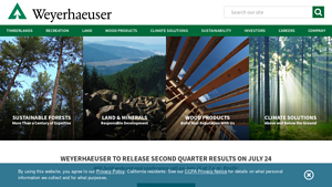 Weyerhaeuser: Sustainable Timber, Forest Products and Land ... - largest lumber companies in usa