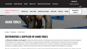 Distributor and Supplier of Hand Tools - NJ, PA, MD, VA - hand tool manufacturers in usa
