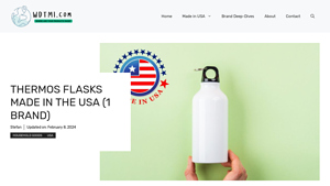 Thermos Flasks Made in The USA (1 Brand) - WhereDoTheyMakeIt.com - stainless steel water bottle made in usa