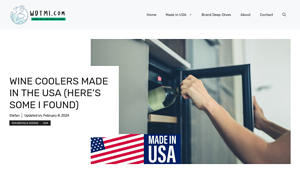 Wine Coolers Made in the USA (Here's Some I Found) - fridge made in usa
