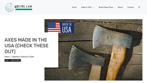 Axes Made in the USA (Check These Out) - wheredotheymakeit - axe made in usa