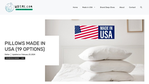 Pillows Made in USA (19 Options) - WhereDoTheyMakeIt.com - pillows made in usa
