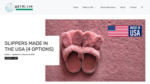 Slippers Made in the USA (4 Options) - WhereDoTheyMakeIt.com - usa made slippers