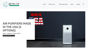 Air Purifiers Made in the USA (2 Options) - wheredotheymakeit - air purifier made in usa
