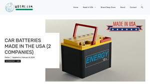Car Batteries Made in the USA (2 Companies) - car brands made in usa