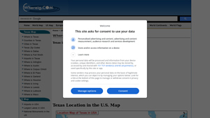 Where is Texas State? Where is Texas Located in the US Map - part of texas in usa