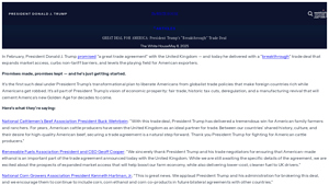 GREAT DEAL FOR AMERICA: President Trump's 