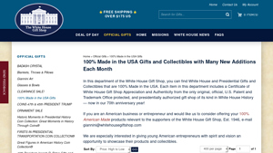 100% Made in America, USA, White House and ... - White House Gift Shop - made in usa gifts