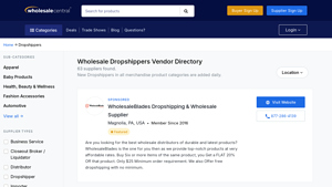 Wholesale Dropshippers Vendor Directory - dropship distributors usa
