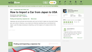 How to Import a Car from Japan to USA: 13 Steps (with Pictures) - wikiHow - import tax from japan to usa