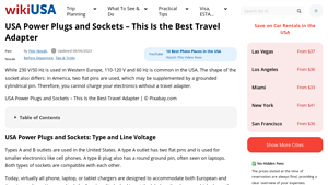 USA Power Plugs and Sockets - This Is the Best Travel Adapter - wiki USA - electric plug adaptors for usa