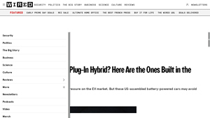 Shopping for an EV or Plug-In Hybrid? Here Are the Ones Built ... - WIRED - suv made in usa