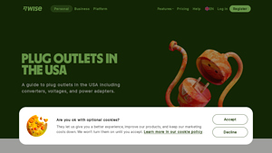 Plug and outlet type used in the USA - Wise - electric plug adaptors for usa