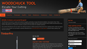 TimberPro - Log Lifter & Cant Hook - Woodchuck Tool - jack made in usa