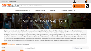 Pro Grade American Made Flashlights | Worksite Lighting - flashlight made in usa