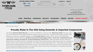 Proudly Made In The USA Using Domestic & Imported Components - made in the usa bikes