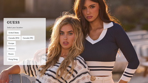 Country Selector - World of GUESS: Global Lifestyle Brand - guess clothing usa