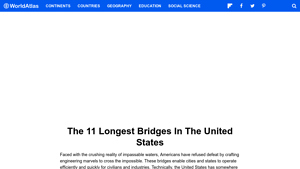 The 11 Longest Bridges in the United States - WorldAtlas - big bridges in usa