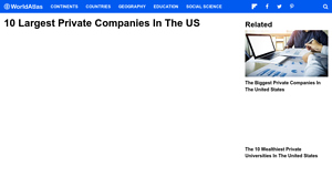 10 Largest Private Companies In The US - WorldAtlas - largest privately owned company in the usa