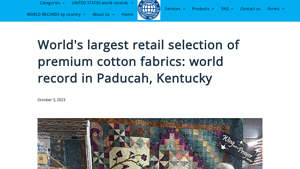 World's largest retail selection of premium cotton fabrics: world ... - largest fabric store in usa