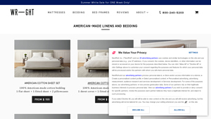 Wright Bedding - American Cotton Sheet Set