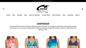 Made In USA Swimwear For Men And Women - WSI Sportswear - bathing suits made in usa