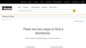 Where To Buy - Parker Hannifin - parker distributors in usa