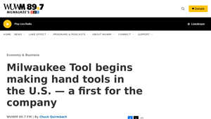 Milwaukee Tool begins making hand tools in the U.S. - WUWM - are milwaukee tools made in usa