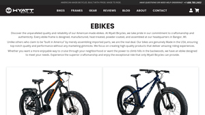 eBikes | Made in USA | Wyatt Bicycles - electric bikes made in usa