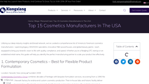 Top 15 Cosmetics Manufacturers in The USA - cosmetic manufacturers usa