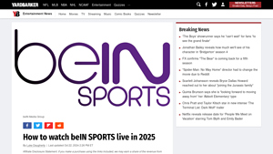 How to watch beIN SPORTS live in 2025 - Yardbarker - bein sports usa