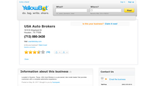 USA Auto Brokers in Houston, TX - YellowBot - usa auto brokers houston