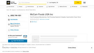 McCain Foods USA Inc - Appleton, WI 54914 - The Real Yellow Pages - mccain foods usa inc