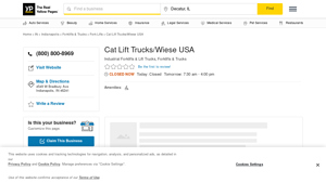 Cat Lift Trucks/Wiese USA - Indianapolis, IN 46241 - Yellow Pages - wiese usa indianapolis