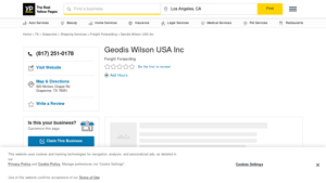 Geodis Wilson USA Inc - Grapevine, TX 76051 - The Real Yellow Pages - geodis wilson usa inc