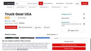 Yelp - Tires Review Guide