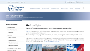 Port of Virginia - Deep-Water Container Services