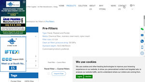 Pocket Air Filters Manufacturer & GT Pleated Pre-Filter Supplier - hvac pleated filter manufacturers usa