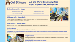 U.S. and World Maps and Puzzles - Free Maps That Teach - usa map print