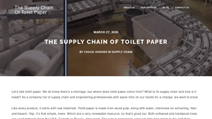 The Supply Chain of Toilet Paper - Zebulon Solutions - usa toilet paper manufacturers