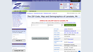 The Zip Code, Map And Demographics Of Lansdale, Pa - lansdale pa 19446 usa