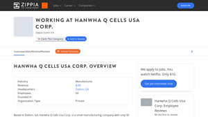 Working at Hanwha Q Cells Usa Corp. - Zippia - hanwha q cells usa inc.