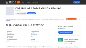 Working at Geodis Wilson USA Inc - Zippia - geodis wilson usa inc
