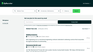 Welded Tube Jobs - Immediate Openings