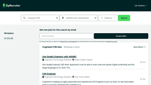 $20-$79/hr Cognizant H1B Jobs (NOW HIRING) Jun 2025 - ZipRecruiter - cognizant technology solutions careers usa
