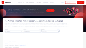 Top Airlines, Airports & Air Services companies in United states ... - airline companies usa